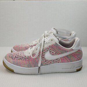 Nike Air Force 1 Ultra Flyknit Low Radiant Emerald Lace Up Sneakers